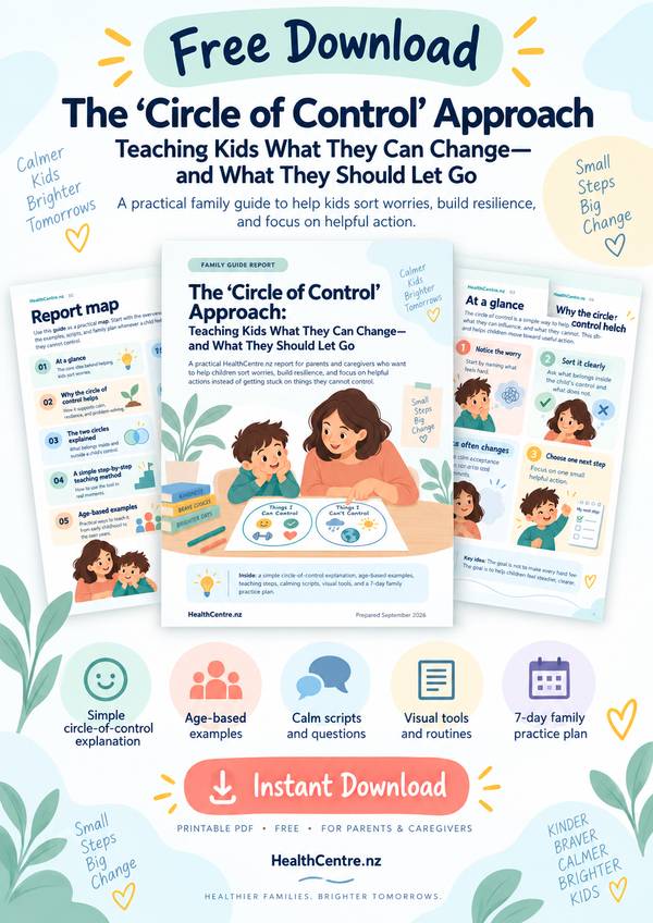 The “Circle of Control” Approach: Teaching Kids What They Can Change and What They Should Let Go