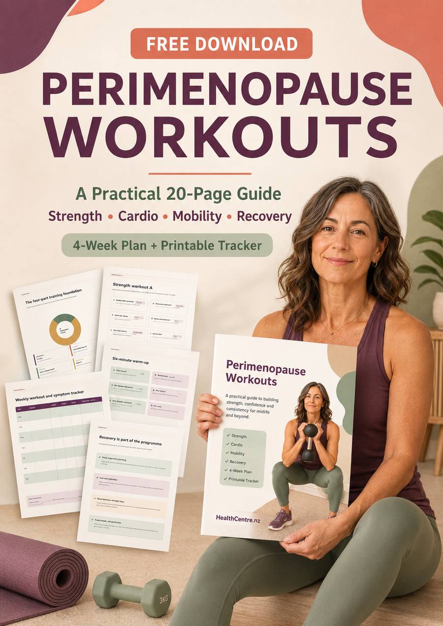 Free Guide: The Perimenopause Workouts Guide