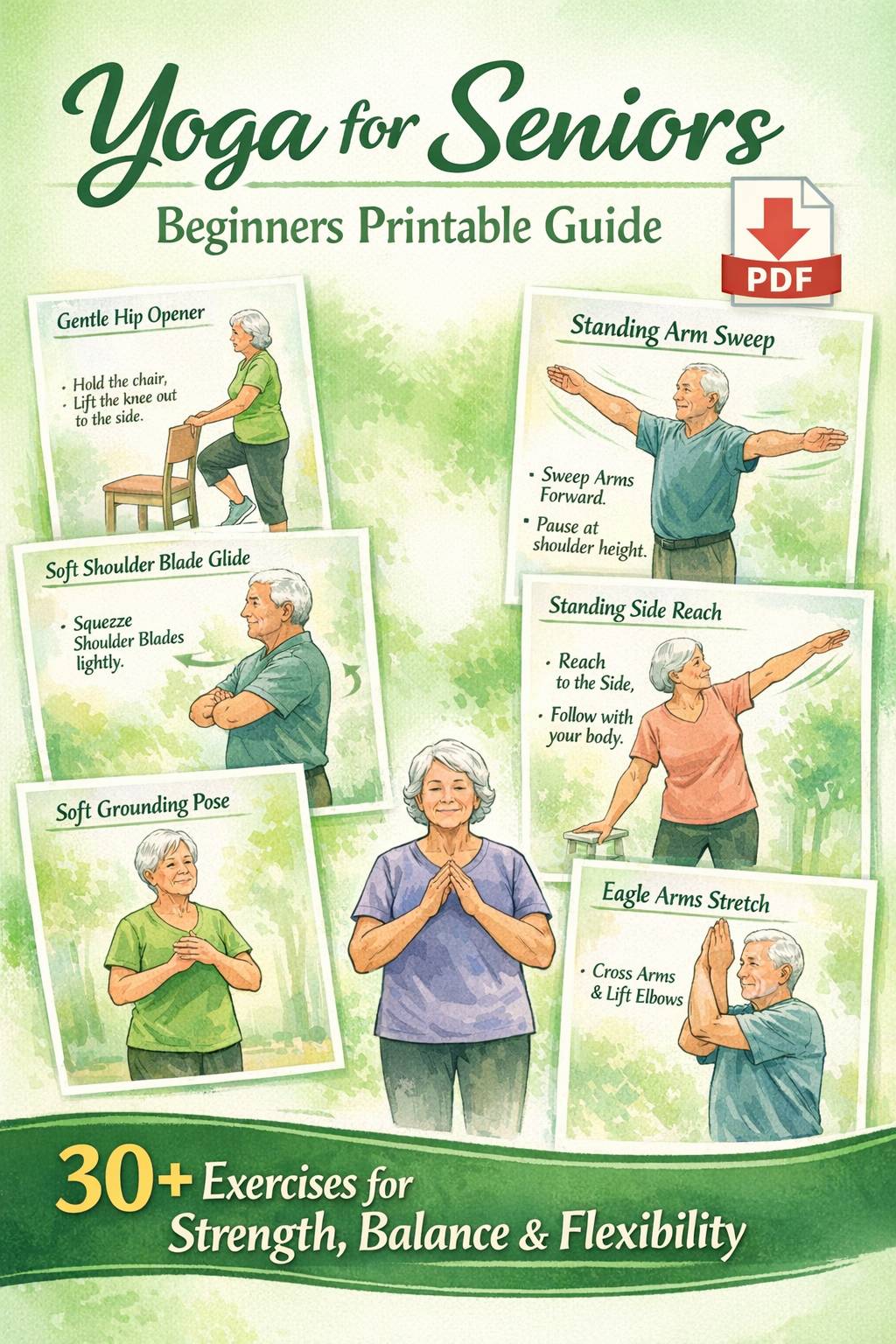 Yoga for Seniors: Beginners Printable Guide